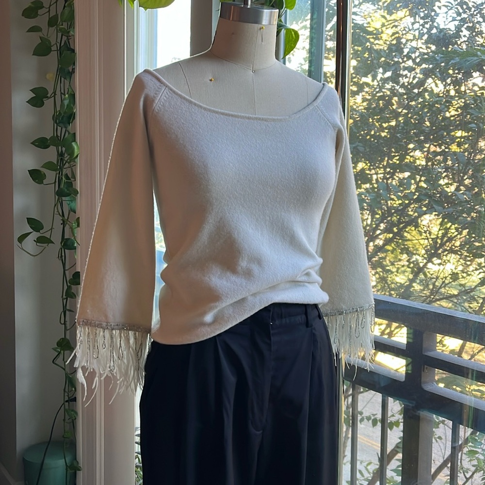 Heidi for Newman Marcus Cashmere Sweater; size Small